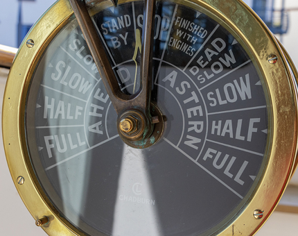 Fingal's ship's telepraph. 