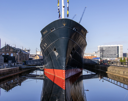 The exterior of Fingal on a clear day. 
