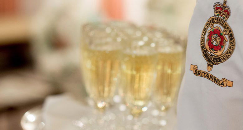 Royal Yacht Britannia Events - Champagne Glasses