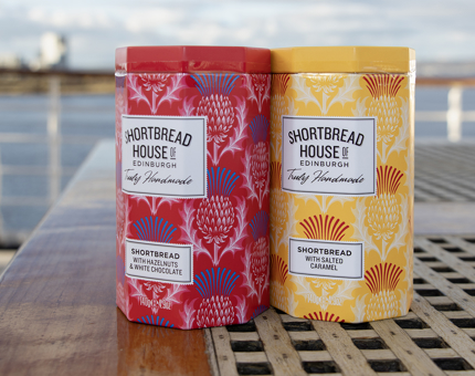 Shortbread tins from Gift Shop