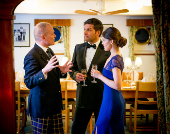Two guests Experiencing a private tour with a Britannia guide. 