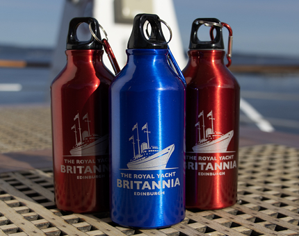 Kids' water bottles.