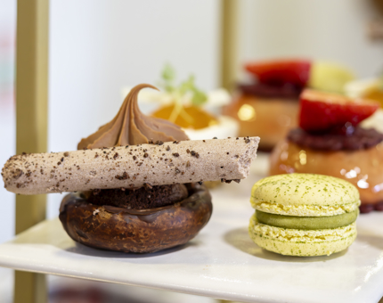 A sweet stand from Fingal's Afternoon Tea.