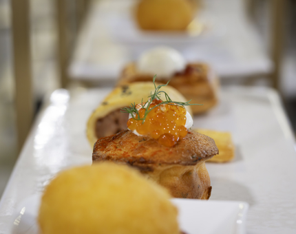 A selection of savoury Afternoon Tea treats.