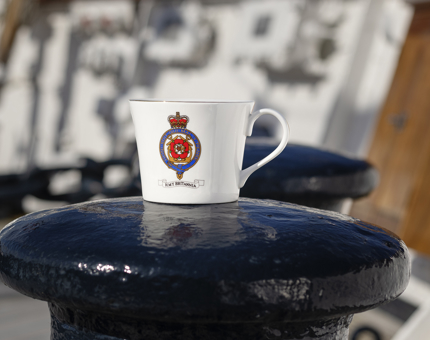 A Britannia crested mug. 