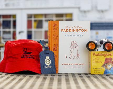 A selection of Paddington-themed gifts from the Britannia Gift Shop.