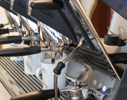 A coffee machine.