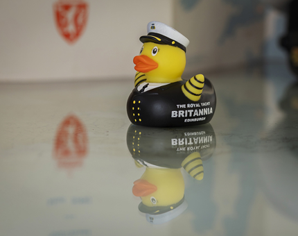 An Admiral Royal rubber duck.