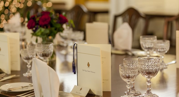 Christmas dining table