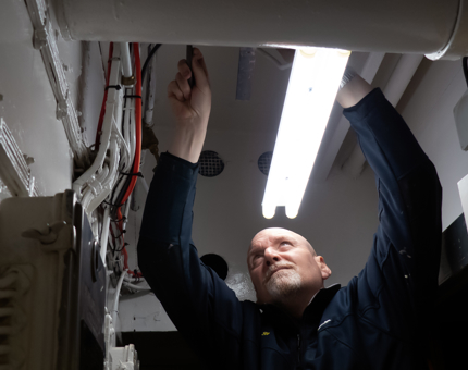 Plumbing in the NAAFI