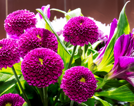 Reception flower display