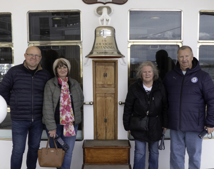 Visitors by the Britannia Bell