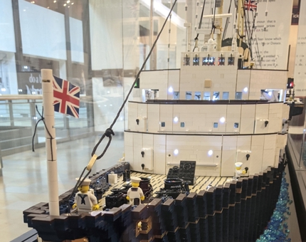 A LEGO model of Britannia.