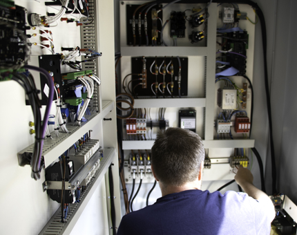 Maintenance being carried out on board