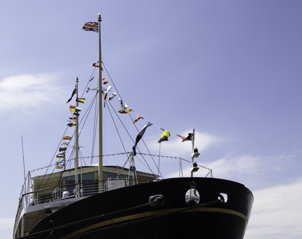 Blue skies above Britannia