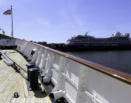 A warm welcome to those aboard Asmara Quest ship who docked in the Port of Leith..jpg