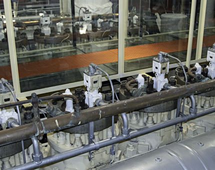 Inside the Engine Room at Fingal. 