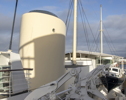 Britannia's funnel.