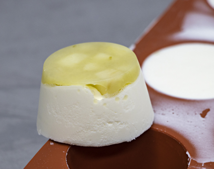 A miniature apple cheesecake is made for the Fingal Afternoon Tea menu.