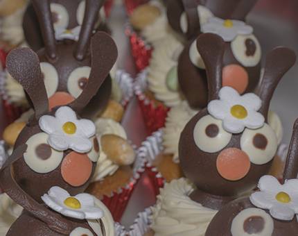 A look at the fun cupcake toppers served in the Tea Room over Easter weekend.