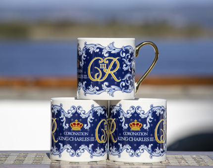 Celebrate the Coronation of King Charles III with a cup of tea in our special mug