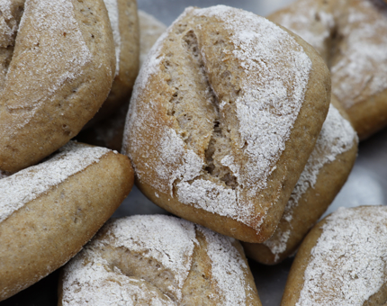 Bread rolls.