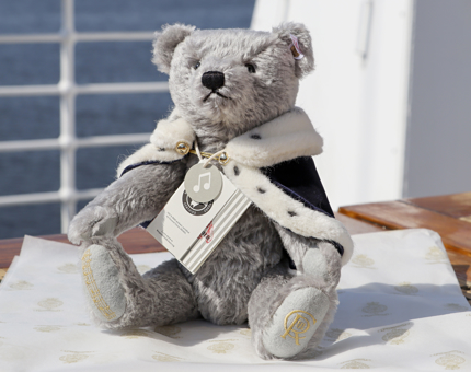 A Royal Steiff teddy bear.