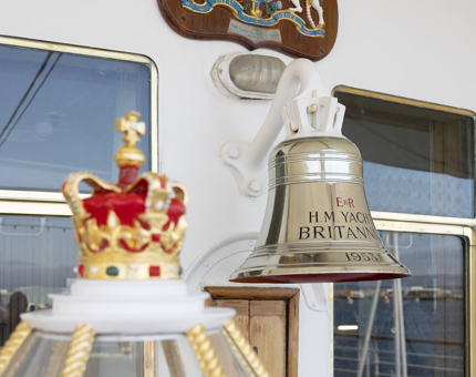 Britannia's Bell and binnacle. 